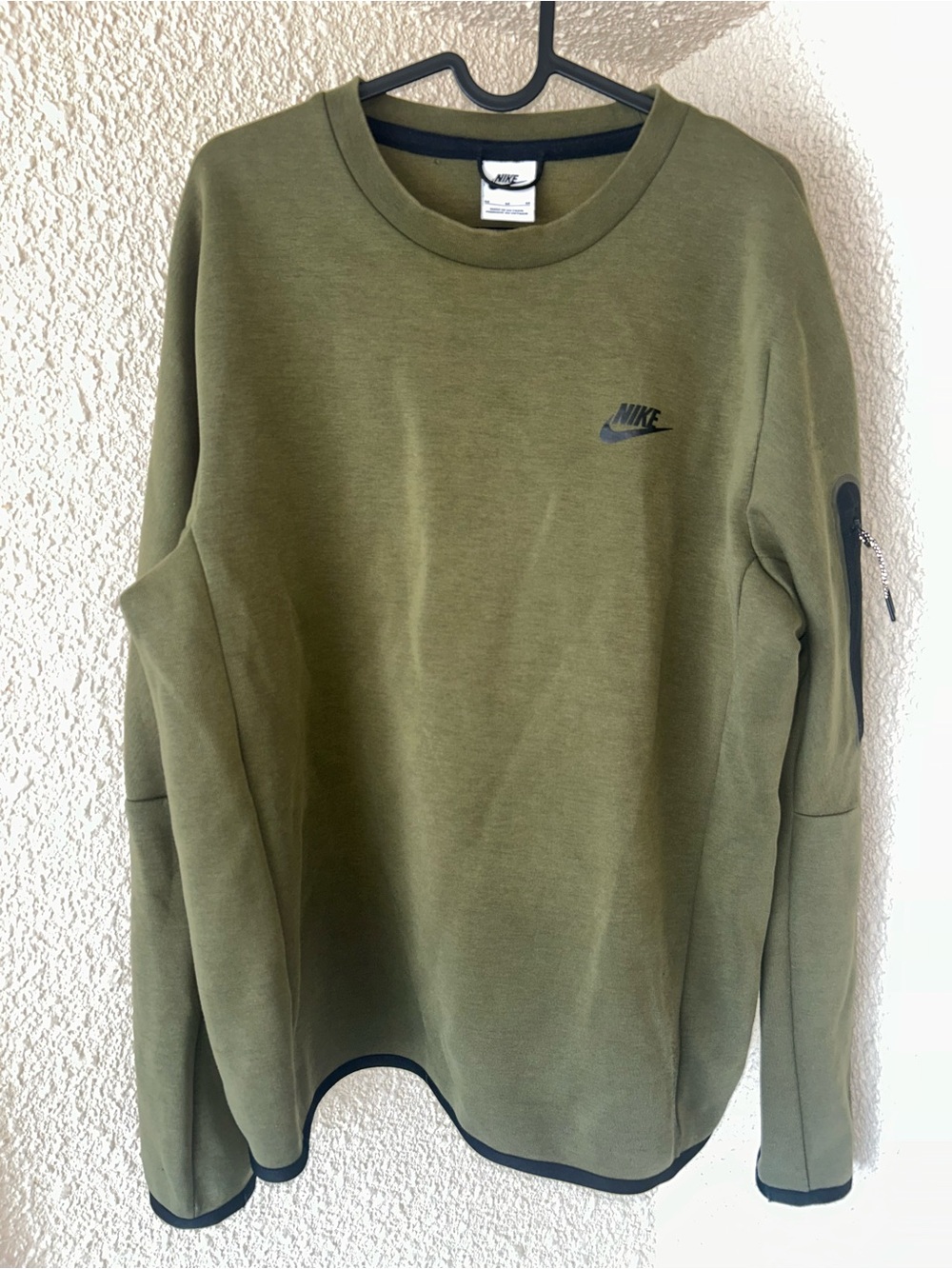 Nike Olive Green Men's Crewneck Pullover Sweatshirt